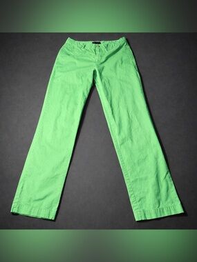 Polo Ralph Lauren Green Chino Pants Youth Size 18 Straight Leg